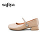 Safiya/索菲娅2025法式浅口一字带闪钻气质百搭甜美玛丽珍鞋SFD3111411 商品缩略图6