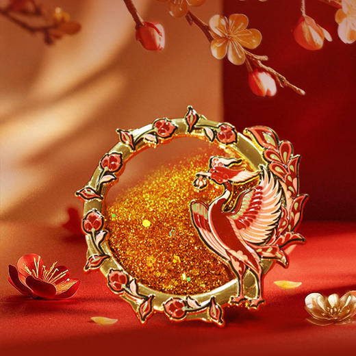 「鸣凤流光」旋转冰箱贴，中国著名工艺美术家常沙娜先生领衔设计【G】 商品图6