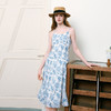 【商场同款】诗凡黎诗凡黎法式碎花吊带裙25夏新款度假连衣裙3G4390421 商品缩略图4