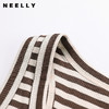 NEELLY纳俪商场同款夏季新款三色坑条针织马甲背心女轻薄软糯上衣N25071T01013 商品缩略图0