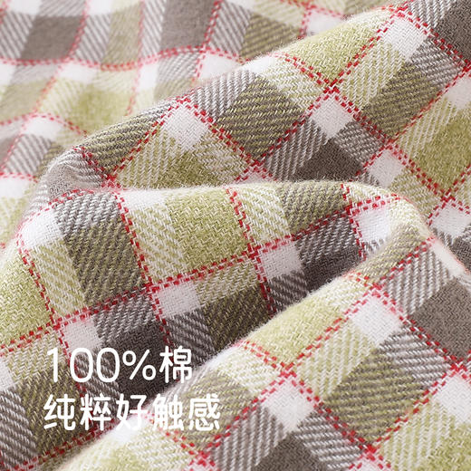 【商场同款】英氏儿童衬衫春秋休闲复古男童长袖衬衫纯棉格子衫 商品图1