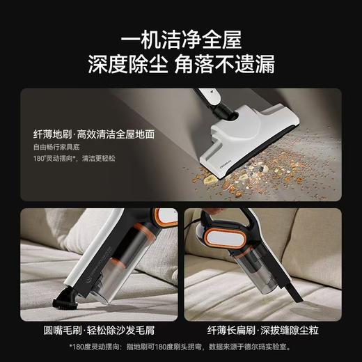 【德尔玛吸尘器】家用推杆升级超飓风吸力地毯螨虫 手持吸猫狗毛大功率DX700PRO 商品图2