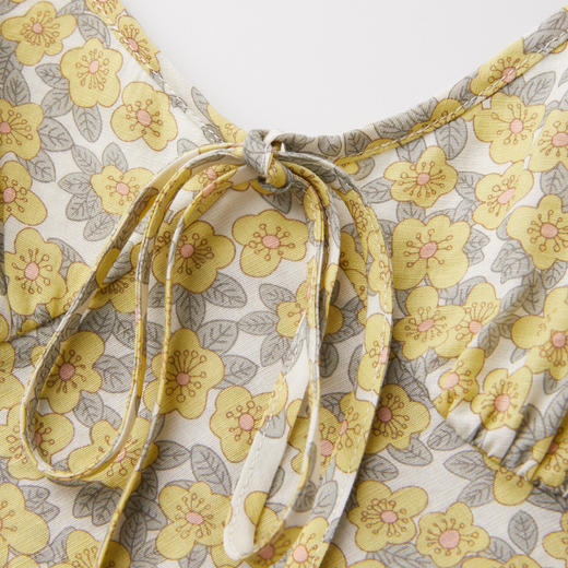 ROMI STUDIO“莫奈花园”苎麻天丝混纺法式碎花连衣裙 RWCRLY3860【发货时间25-30天】 商品图2