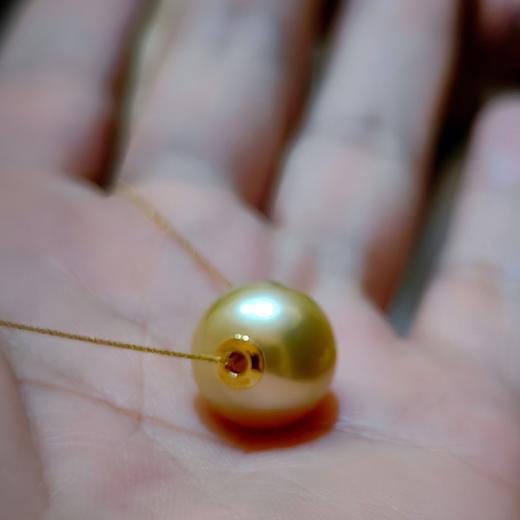 13mm 南洋金珍珠路路通项链（特价） 商品图3