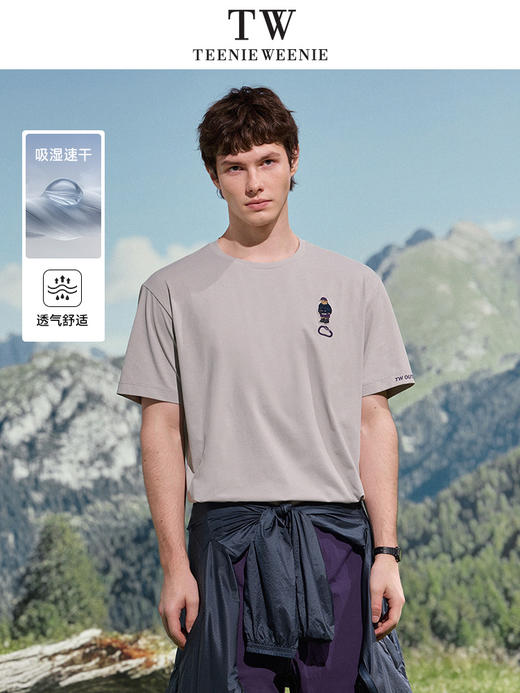 TeenieWeenie小熊男装户外运动吸湿速干T恤TNRW252602K 商品图0