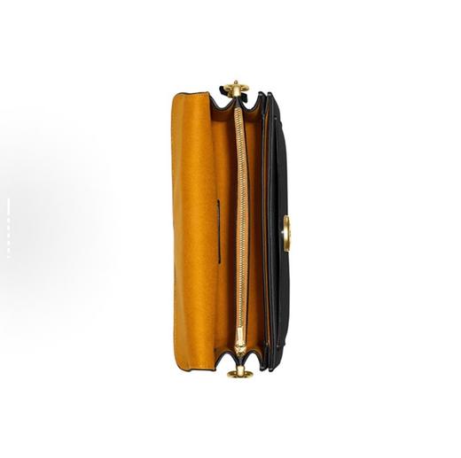 COACH蔻驰 Tabby 26 按扣翻盖开合 鹅卵石纹牛皮革 手提斜挎单肩包 中号 女款 黑色 商品图3