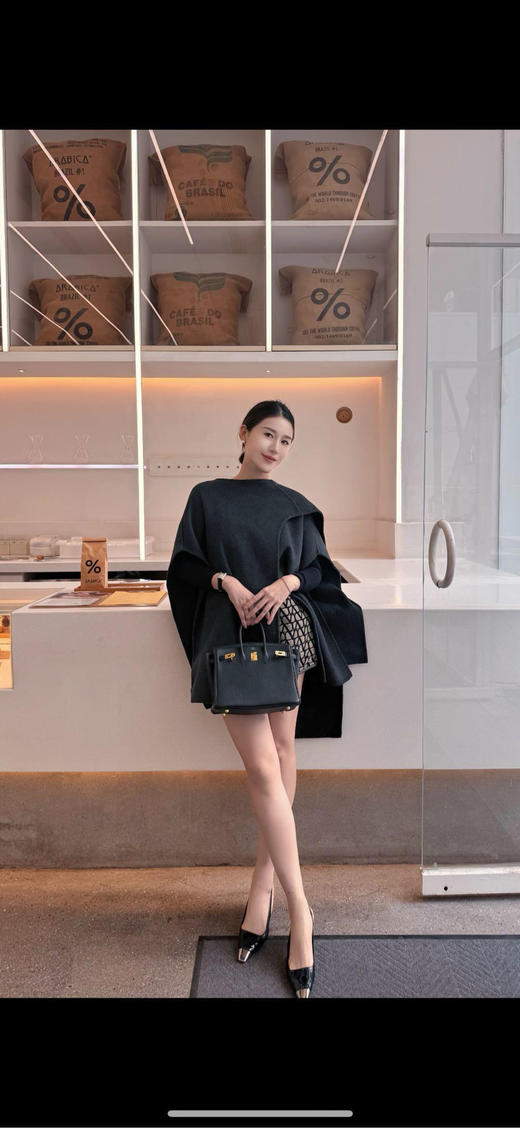 爱马仕 birkin 25 Swift皮 黑金 手提包 商品图2