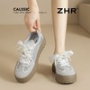 ZHR则则复古蕾丝德训鞋女2025新款花边百搭板鞋厚底增高休闲鞋女 商品缩略图0