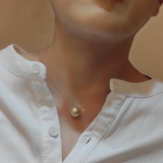 13mm 南洋金珍珠路路通项链（特价） 商品图5