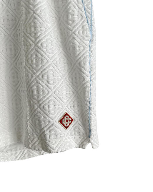 男款logo刺绣毛巾提花短裤 可配套装 商品图2