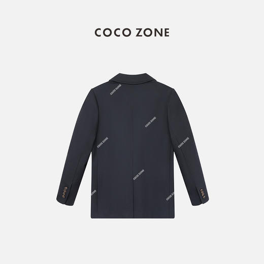 刘一一&COCO ZONE复古翻领西装外套内里条纹单排扣西服24C10185 商品图2