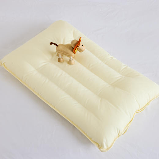 自然醒全棉萌趣决明子儿童枕（赠手提礼袋）3到6岁幼儿园宝宝小枕头学生护颈椎枕芯四季通用XK 商品图14