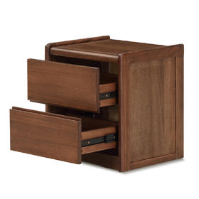 【家具】床头柜SF7107 中棕色