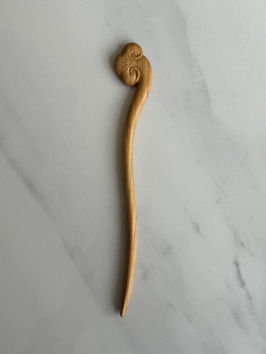 【陌上桃木系列--桃木发簪】纯桃木制作，满满寓意，全束发，半束发皆可承载着极其丰富的文化内涵和象征意义 商品图4