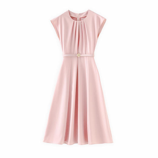 「高货wl」全新升级【铂金会员330/天猫439/差价109】(04308)洛诗琳法式气质女人味连衣裙2025夏季显瘦收腰减龄长裙女 商品图4