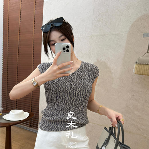 【预售7天】良木礼V领背心（5916） 商品图0