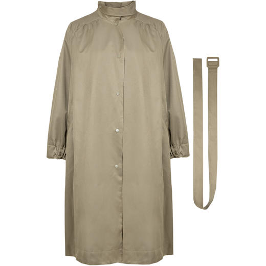 Self Who2025时装周同款中长款风衣垂感气质大衣女秋季流行外套 商品图4