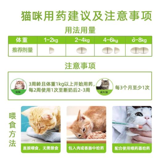 拜宠清猫用驱虫药4KG/片 商品图2