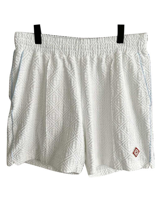 男款logo刺绣毛巾提花短裤 可配套装 商品图0