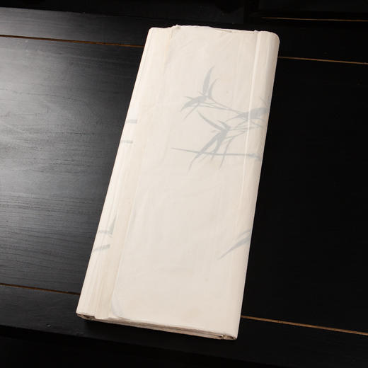 70-80年代天津杨柳青画店制木版水印大画笺(竹，单张) 商品图0