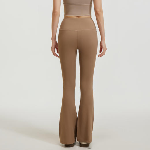 跃牌【瑜堂系列】高腰提臀喇叭裤裸感瑜伽裤子普拉提运动健身裤JYMK025 商品图2