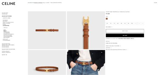 浓烈且充满小心机，牛皮腰带礼盒。法式复古鎏金古铜皮带C062566 商品图5