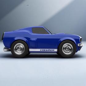 法国Baghera福特野马玩具车（蓝色）