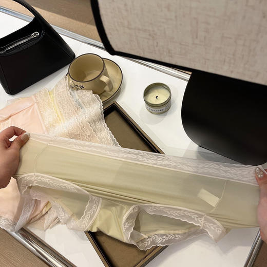 【抗菌防螨，中腰设计~】七条礼盒装！洁净防螨净化内裤女 中腰高弹舒适抗菌 女士三角裤盒装-QQ 商品图3