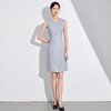 IWY/灰色高端精致连衣裙职场高级感背心裙子女夏大方简约美容院工作服NQ1190+NC2039 商品缩略图3