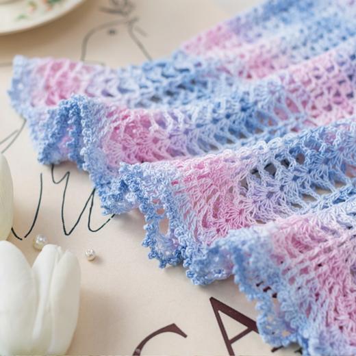 苏苏姐家沐风彩韵吊带手工diy编织钩针段染蕾丝线上衣毛线团材料包 商品图2