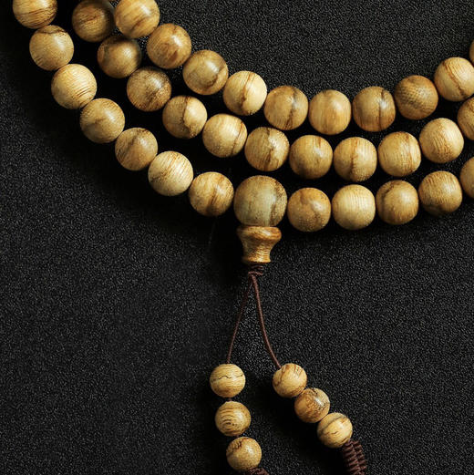 【青山特惠】9mm108颗 马泥涝 花珠 天然沉香手串  约25.2g C00086 商品图8