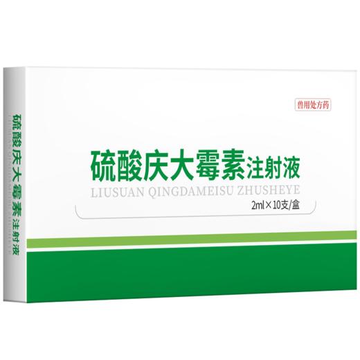 华畜硫酸庆大霉素注射液10支 败血症呼吸道感染 用于革兰氏阴性和阳性细菌感染 商品图5