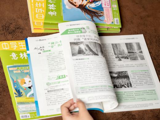 【中学生续订率超高】《意林作文素材》2025.10-2026.9跨年订阅（共24期）|校园阅读写作备考专刊，提升语文核心素养必读|加赠随机2本合订本+1本彩插笔记本 商品图5