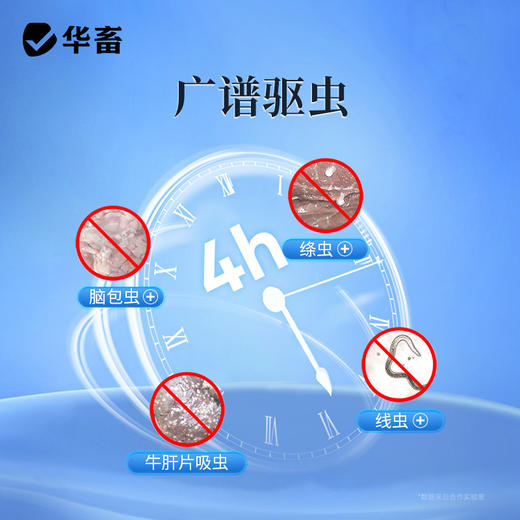 【积分兑换】华畜兽药羟氯扎胺混悬液100ml牛羊肝片吸虫孕畜哺乳期可用 商品图1