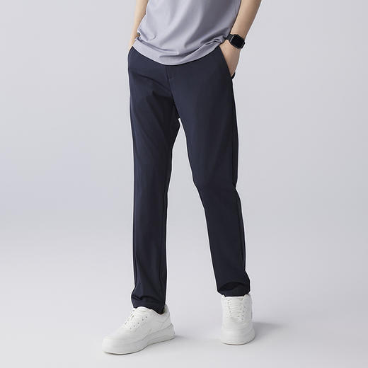 棉仓353818040-合体版经编四面弹垂感松紧腰休闲裤 商品图1