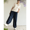 牧衣游原创 进口亚麻裤子轻盈透薄质朴宽松雨露麻休闲裤 杳杳云 商品缩略图3