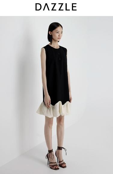 【大都会】刘雯同款DAZZLE地素连衣裙25夏新款精纺无袖连衣裙 商品图1