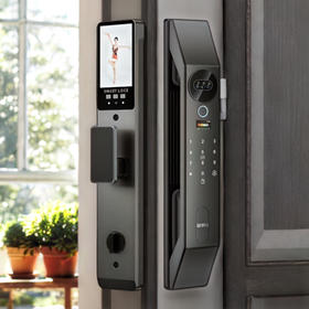 猫眼款智能指纹锁 带人脸识别（不含锁体）