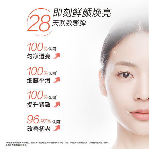 自然堂 虾青素紧致焕亮安瓶面膜 安瓶1.5mL+面膜33mL 5片装 商品图3