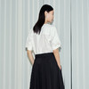 NEELLY纳俪商场同款夏季新款宽松设计感五分袖衬衫女简约气质上衣N25071R01008 商品缩略图1