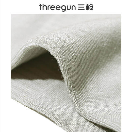 Threegun三枪 桑蚕丝混纺男船袜(1双装)-91337Z031 商品图13