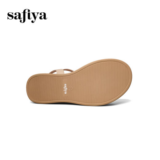 Safiya/索菲娅2025夏季时尚水钻坡跟厚底增高百搭休闲凉鞋SFD2115413 商品图4