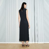NEELLY纳俪商场同款夏季新款气质修身背心连衣裙女复古扭结长裙N25071Y01024 商品缩略图1