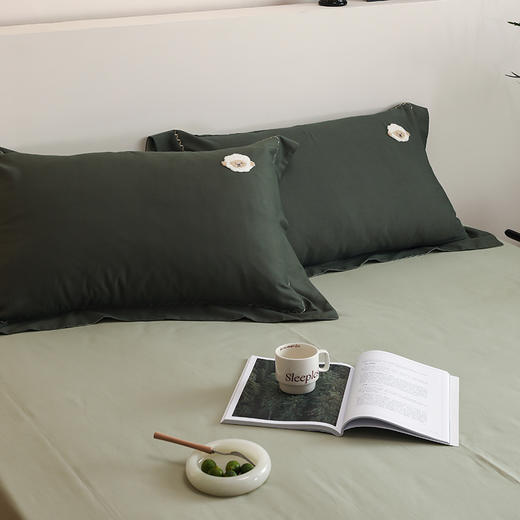 自然醒精梳火山全棉小魔毛工艺单品枕套一对装加厚纯棉毛巾绣枕头套单只HS 商品图12