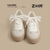 ZHR则则复古蕾丝德训鞋女2025新款花边百搭板鞋厚底增高休闲鞋女 商品缩略图8