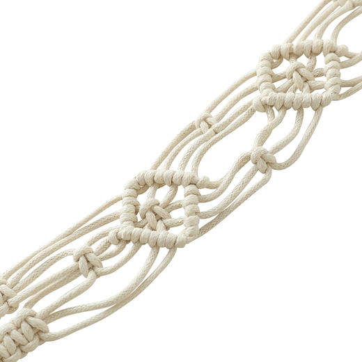 三彩2025新款蜡绳编织腰带波西米亚风民族风木圆环扣腰饰外搭度假 商品图3