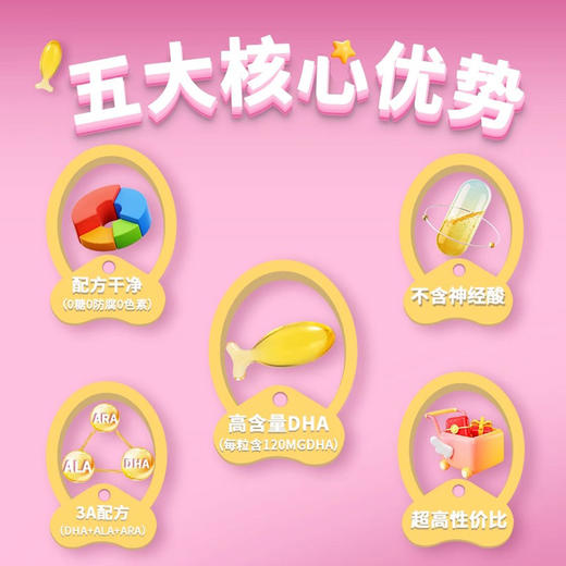 【保税】新西兰 澳贝恩(Aobayenn) DHA 60粒 商品图5