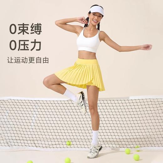 跃牌【欲动春风】系列 新款网球裙百褶裙女瑜伽运动短裙假两件防走光跑步健身裙裤42458 商品图3