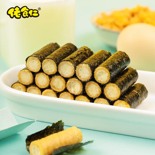 【佬食仁海苔肉松卷】海苔的鲜美与酥脆搭配上肉松的松软盒醇香，海苔、肉松、蛋卷相互配合，鲜咸透香，一口咬下去，3倍快乐 商品图1