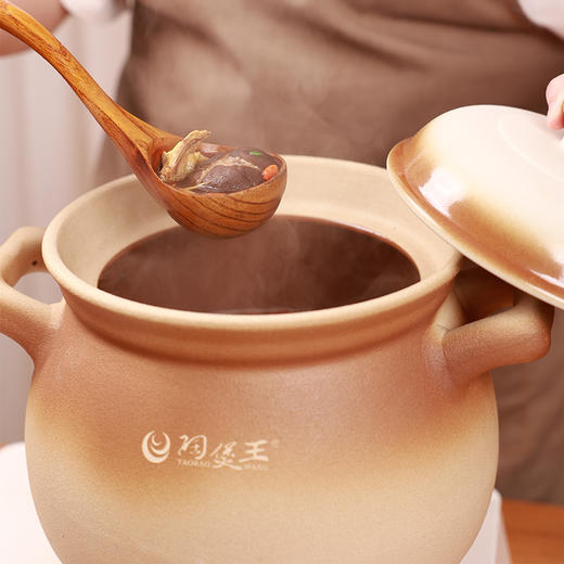 【复古釉团圆煲】陶煲王大容量复古釉团圆煲陶瓷砂锅煲汤锅家用明火炖汤锅沙锅干烧 商品图5